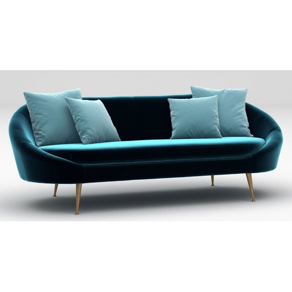 Matilda 3-seters sofa - Petroleumsblå Matilda 3-seters sofa - Petroleumsblå