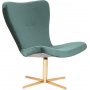 Tulipandesign lenestol - Myntegrnn (flyel) / Messing + Flekkfjerner for mbler