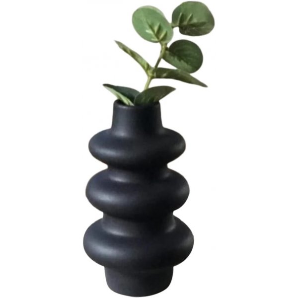 Striga vase - Svart