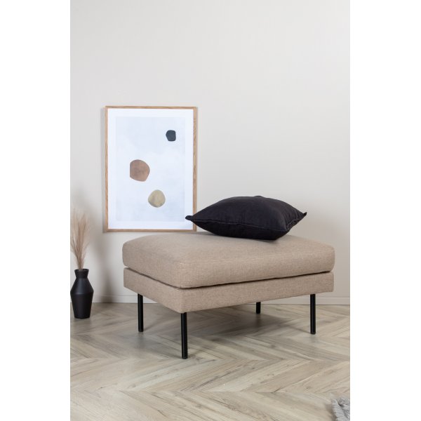 Eden sittepuff - Brunt stoff Eden sittepuff - Brunt stoff