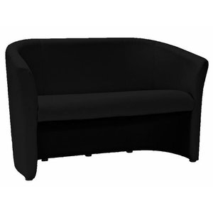 Lilyanna 2-seters sofa  - Svart + Mbelpleiesett for tekstiler