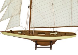 Modellbåt Columbia II seilbåt - Brun Modellbåt Columbia II seilbåt - Brun