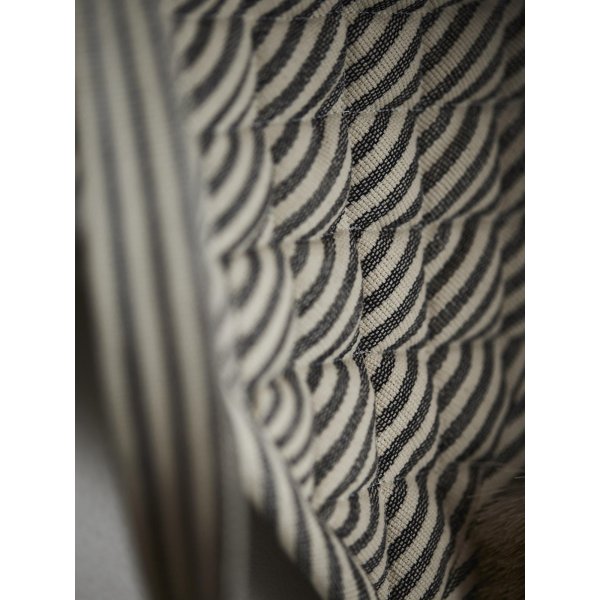 Kitty grytelapp 22 x 22 cm - Sort/hvit