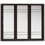 Mervyn garderobe med speil - Wenge
