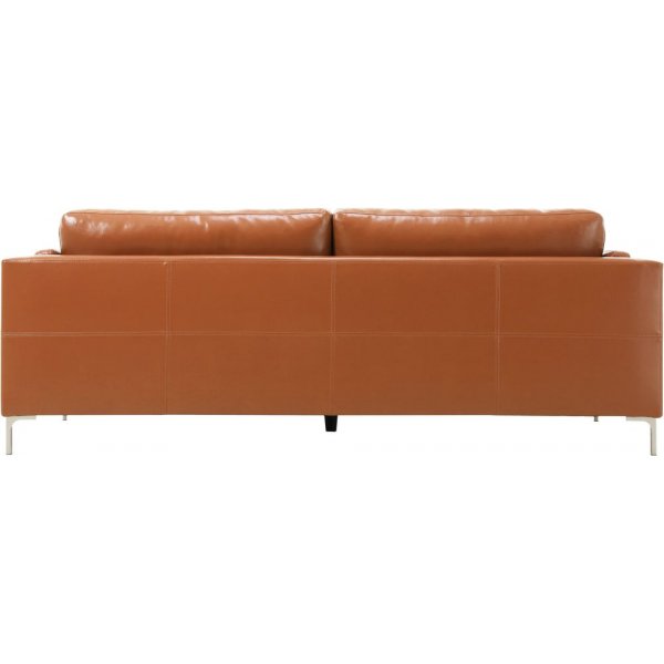 Cansas 3-seters sofa i cognac + Tekstilrens for møbler Cansas 3-seters sofa i cognac + Tekstilrens for møbler