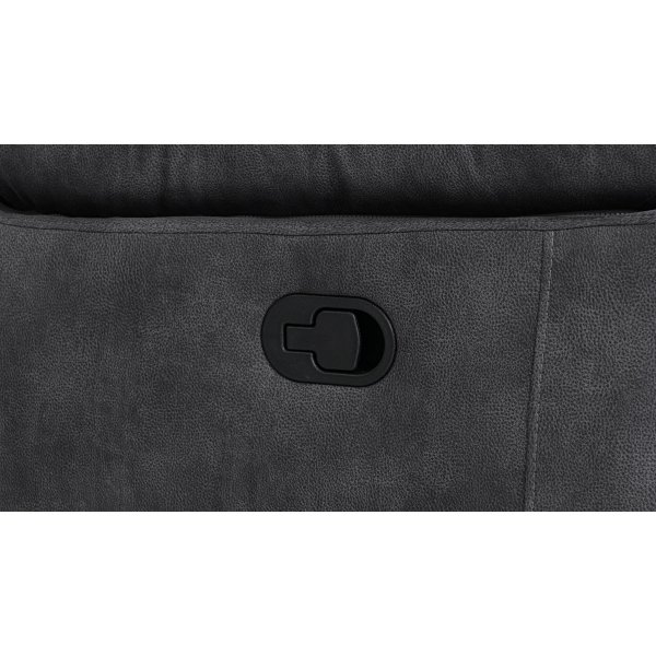 2-seters lenestolsofa ekstra bred i grått - 197 cm 2-seters lenestolsofa ekstra bred i grått - 197 cm