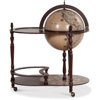 Da Vinci Barglobus serveringsvogn 81 cm - Mahogny / Ljus Da Vinci Barglobus serveringsvogn 81 cm - Mahogny / Ljus