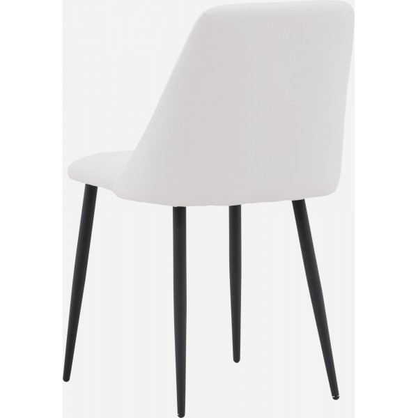 Natt spisestuestol - Hvit PU Natt spisestuestol - Hvit PU