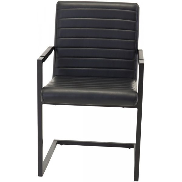 Karmstol Fortina - Svart PU Karmstol Fortina - Svart PU