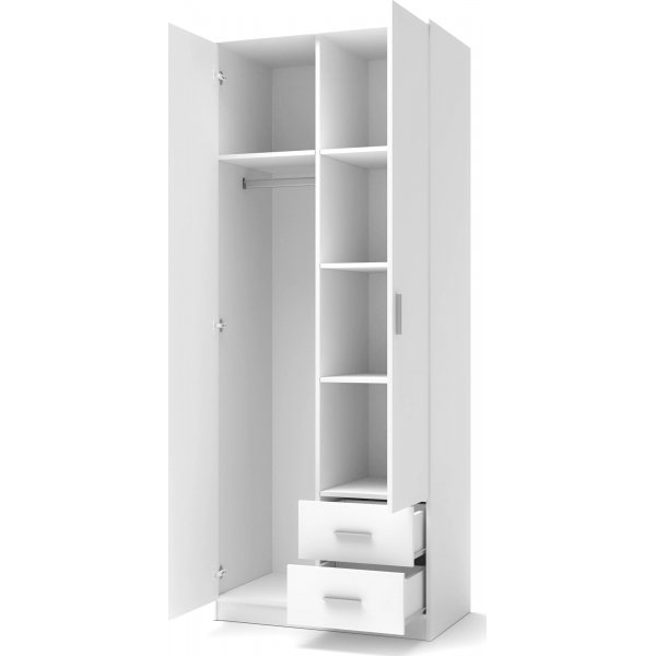 Abdel 2 garderobe - Hvit Abdel 2 garderobe - Hvit