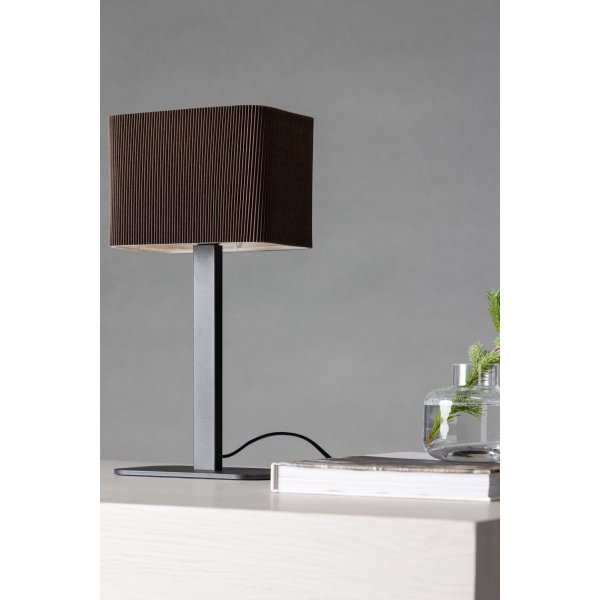 Idre bordlampe - Sort/Mocca