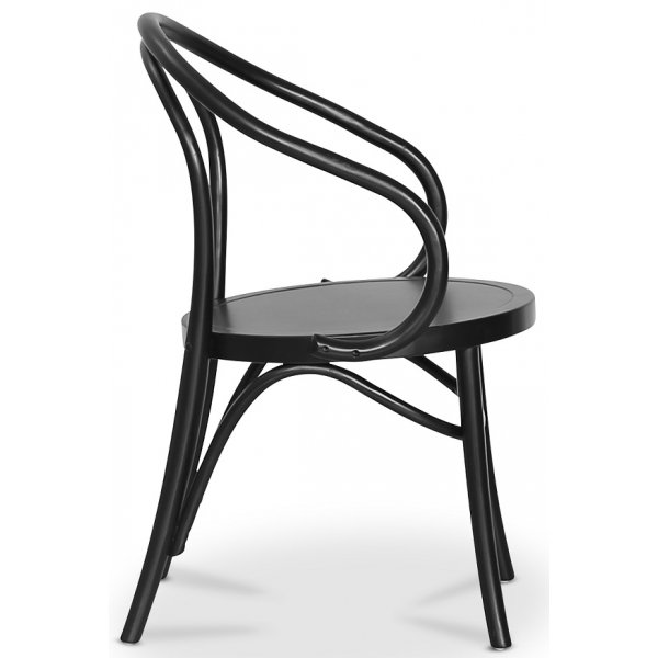 Danderyd No.30 lenestol byd tre - Svart + Mbelftter