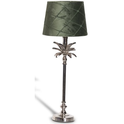 Palmblad Bordlampe 50cm - Slv