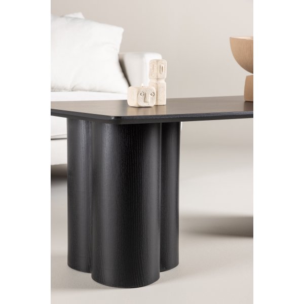 Salongbord 120x60 cm svartbeiset eik - Olivia