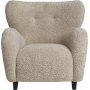 Carlino lenestol i beige teddy