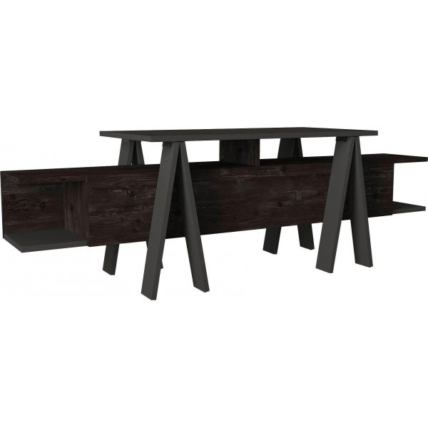 Aspero mediebenk - Svart/antrasitt