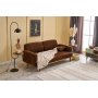 Reims 3-seters sofa - Brun/kobber