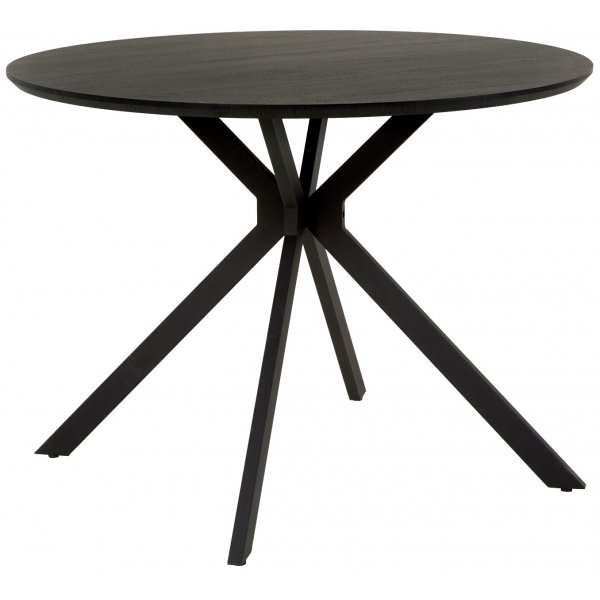 Larache rundt spisebord 110 cm - Svartbeiset eik