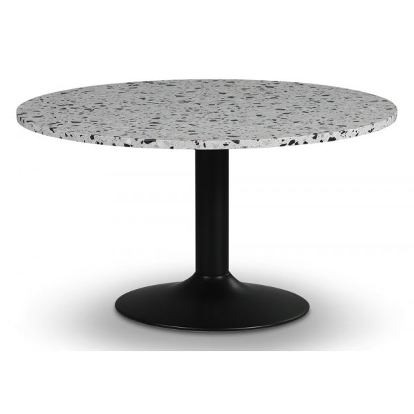 Empire spisebord - Terrazzo Cosmos / Svart trompetfot