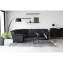 Hjalmar hjrnesofa - svart (ko-lr)
