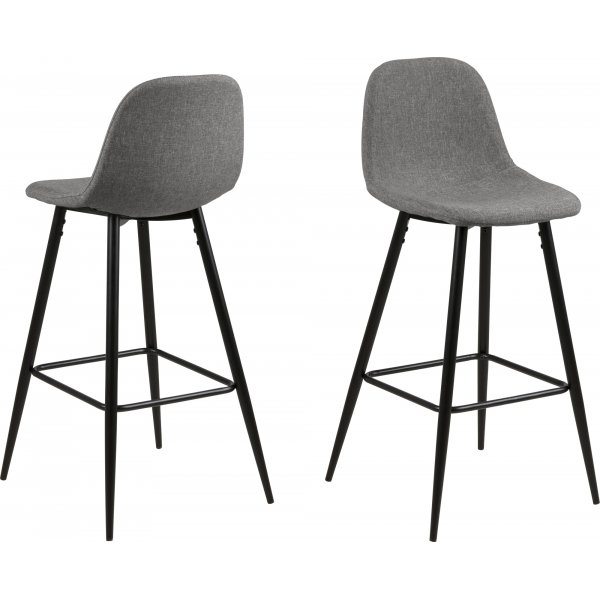 Wilma barkrakk 101 cm - Lys gr/sort