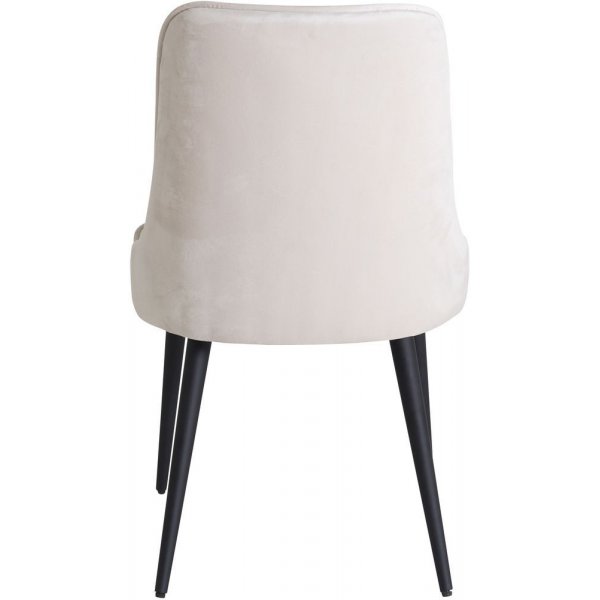 Spisestol Zeus - Svart / Beige Fløyel Spisestol Zeus - Svart / Beige Fløyel