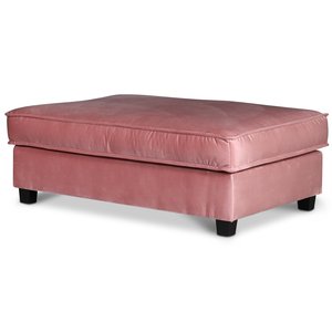 Brandy lounge fotskammel XL - (dusty pink)