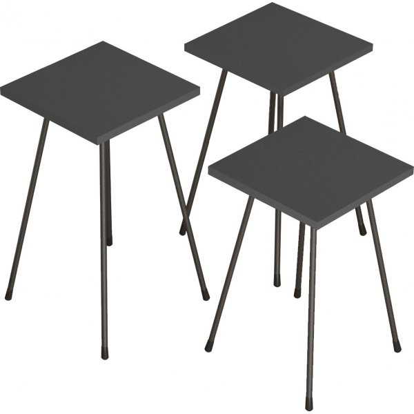 Luiz bord 29 x 29 cm - Antrasitt