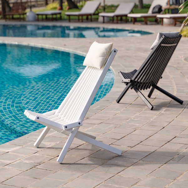 Calcutta stol - Hvit + Tekstilrens for mbler