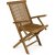 Grunnebo stol med armlene - Teak