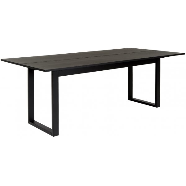 Manhattan spisebord 220 cm - Svartbeiset ask