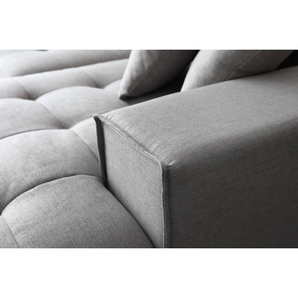 Sace divansofa inkludert pynteputer - Grå Sace divansofa inkludert pynteputer - Grå