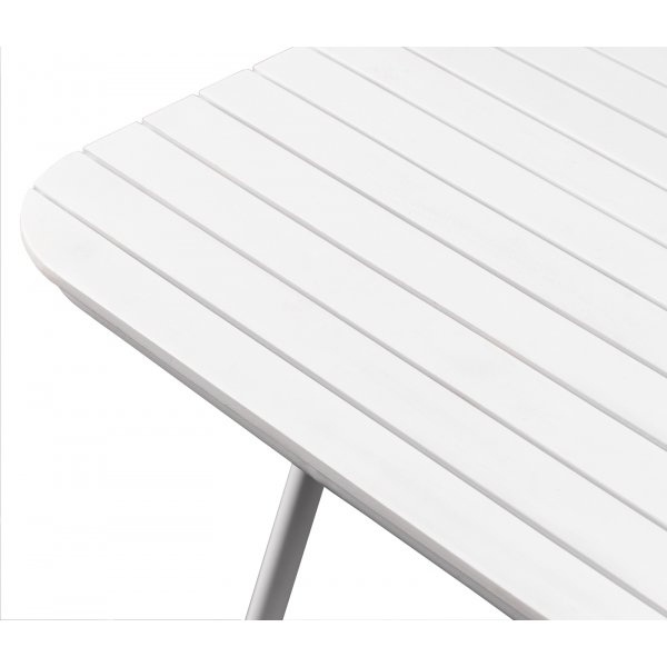 Holmsund utebord 180x80 cm hvitt