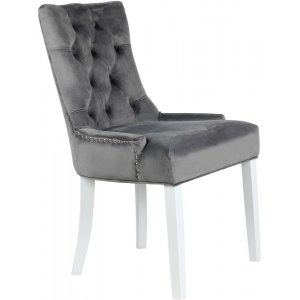 Tuva Decotique stol håndtak - Grå fløyel + Flekkfjerner for møbler