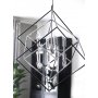 Taklampe Cubes - Svart / krom