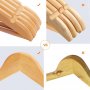 Kleshenger, tre, 44,5 cm, 30-pakning - Beige