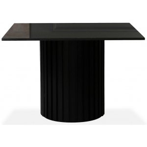 Sumo spisebord 90x90cm - Svartbeiset / Svart granitt Sumo spisebord 90x90cm - Svartbeiset / Svart granitt