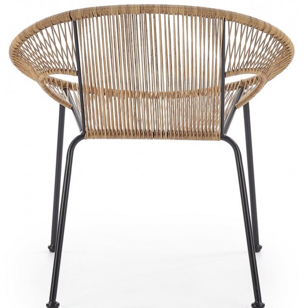 Andor utendørs lenestol - Rotting/svart Andor utendørs lenestol - Rotting/svart