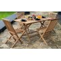 Grunnebo sammenleggbart spisebord 140 cm - Teak