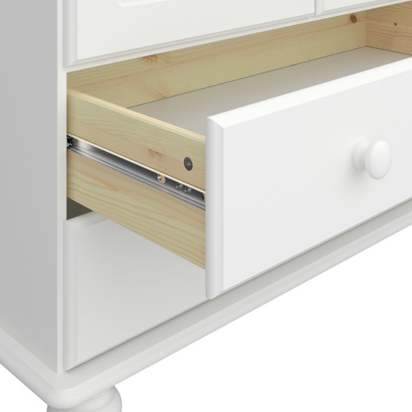 Richmond garderobeskap med 3 dører - Hvit Richmond garderobeskap med 3 dører - Hvit