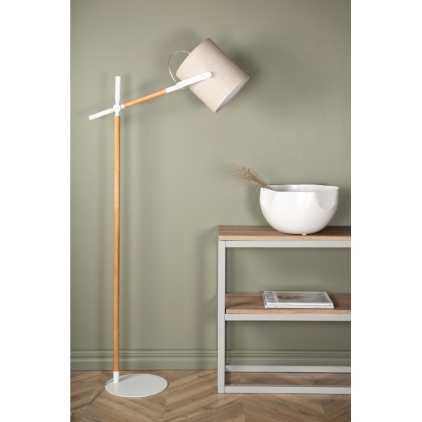 Ruff gulvlampe - Hvit Ruff gulvlampe - Hvit