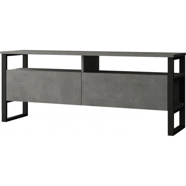 Luvio mediebenk 11 - Sølv/svart Luvio mediebenk 11 - Sølv/svart