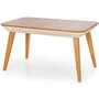Wilbur spisebord uttrekkbart - Beige/honning eik
