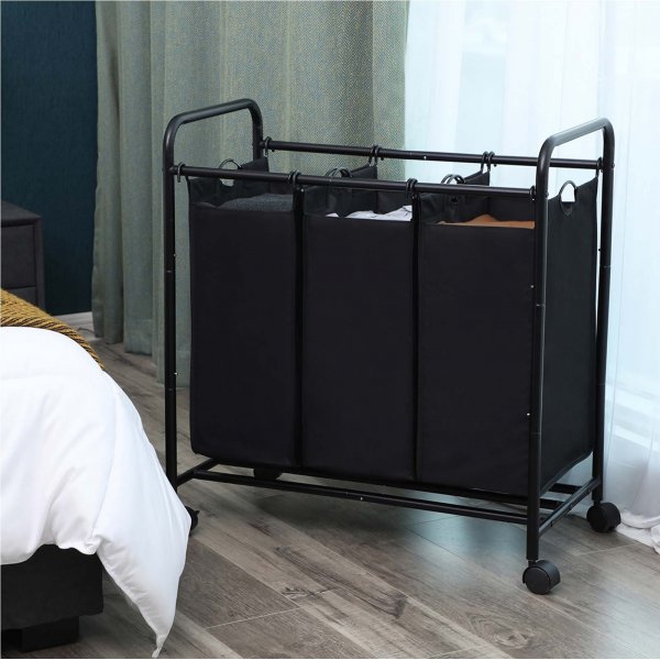 Elwira skittentøyskurv - Sort Elwira skittentøyskurv - Sort