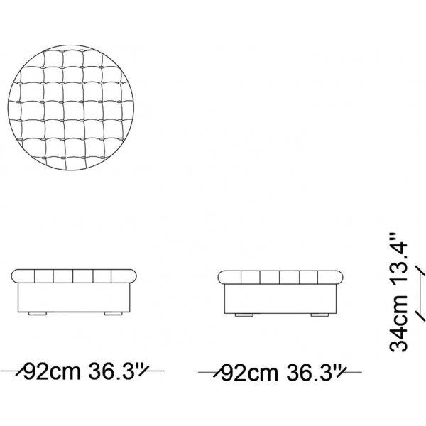 Cupon puff - Pudderrosa Cupon puff - Pudderrosa