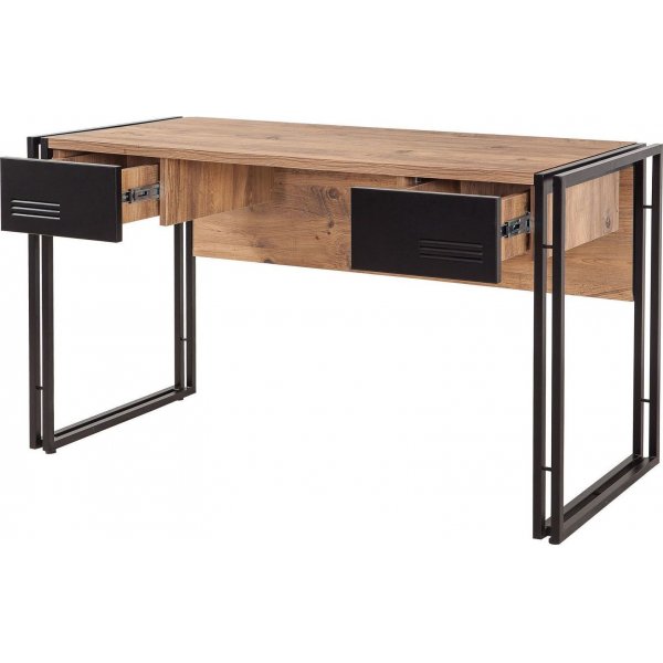 Cosmo Siesta skrivebord - Furu/svart Cosmo Siesta skrivebord - Furu/svart