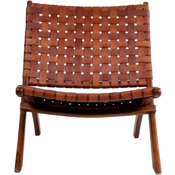 Perugia lenestol - Brun/teak