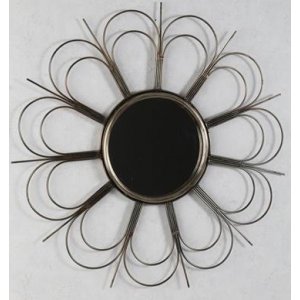 Flower speil 65 cm - Antikk messing Flower speil 65 cm - Antikk messing