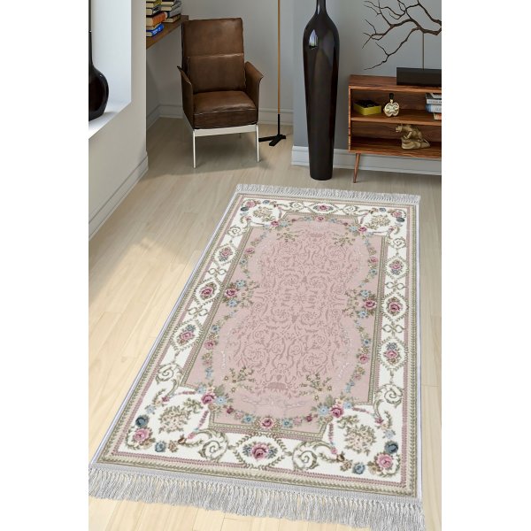 Veluro 1800 teppe - Hvit/rosa Veluro 1800 teppe - Hvit/rosa