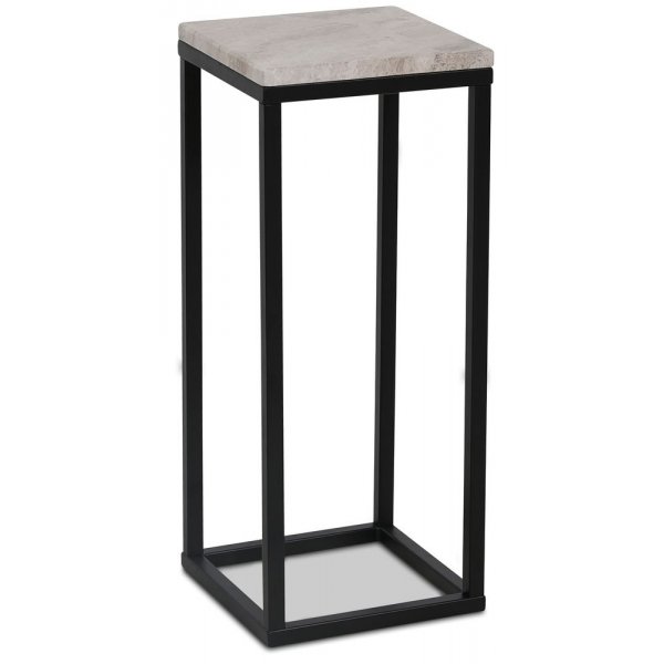 Accent nattbord/pidestall 65 - Svart / beige